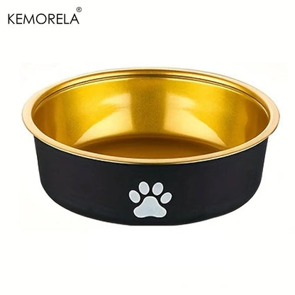 Anti-Slip Dog Bowls Small Medium and Large Dog Feeding Bowls and Water Fountains Stainless Steel Pet Feeders Pet Dog Accessories